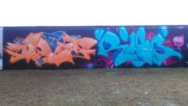 Graffiti Wall - Photo by Hallunken - Tweet, Rico (2017)