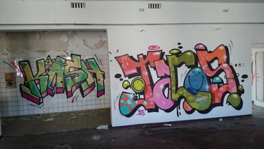 Graffiti Wall - Photo by Hallunken - Kash, Tacos (2013)