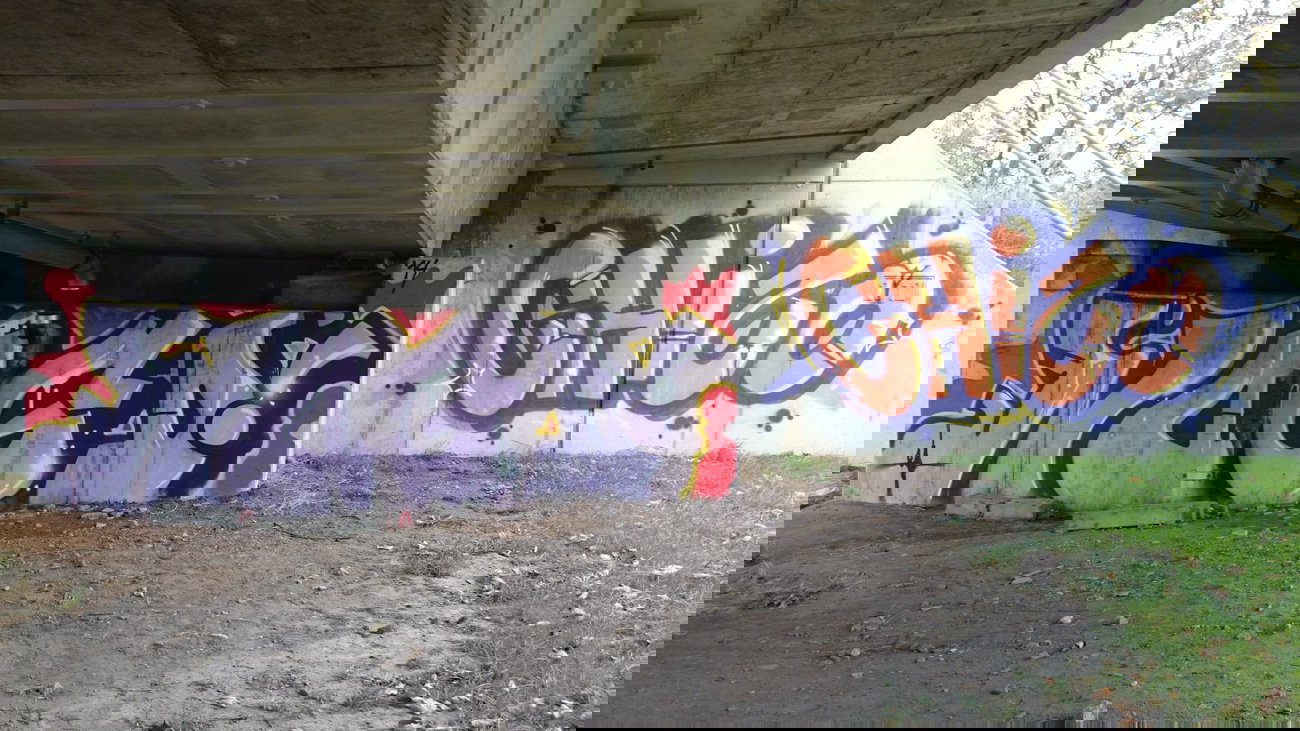 Graffiti Bombing - Photo by Hallunken - NOGD, Chizo (2014)