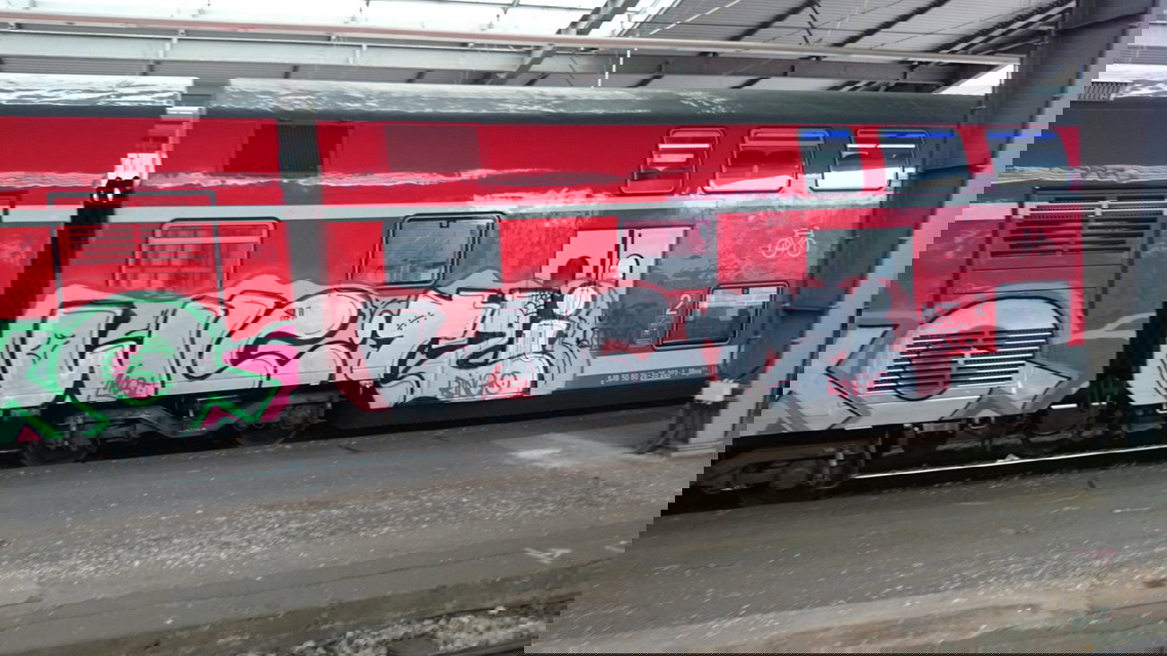 Graffiti Train - Photo by Hallunken - Most, Ringo, wlc (2014)