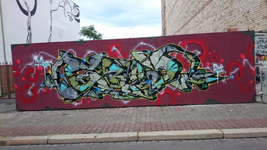 Graffiti Wall - Photo by Hallunken - Grad (2014)