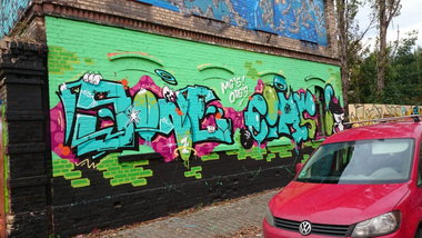 Graffiti Wall - Photo by Hallunken - Sone, Eims (2014)