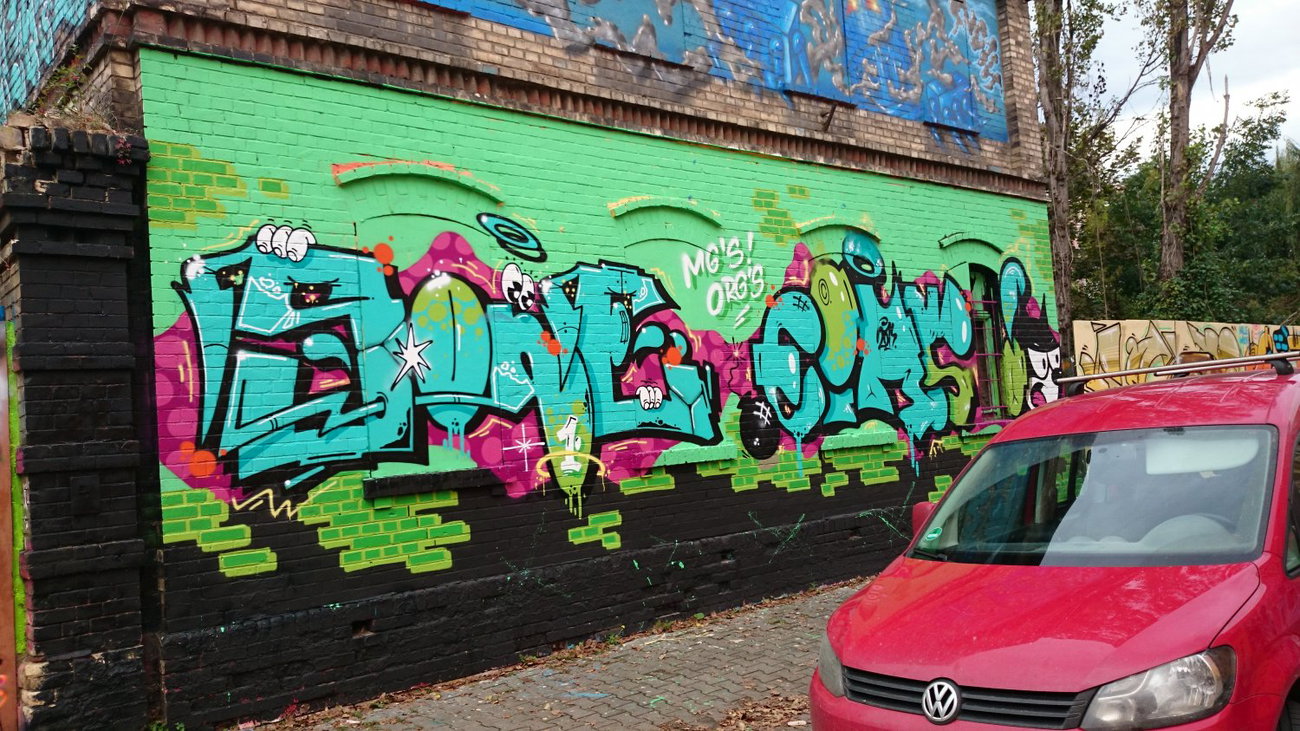 Graffiti Wall - Photo by Hallunken - Sone, Eims (2014)