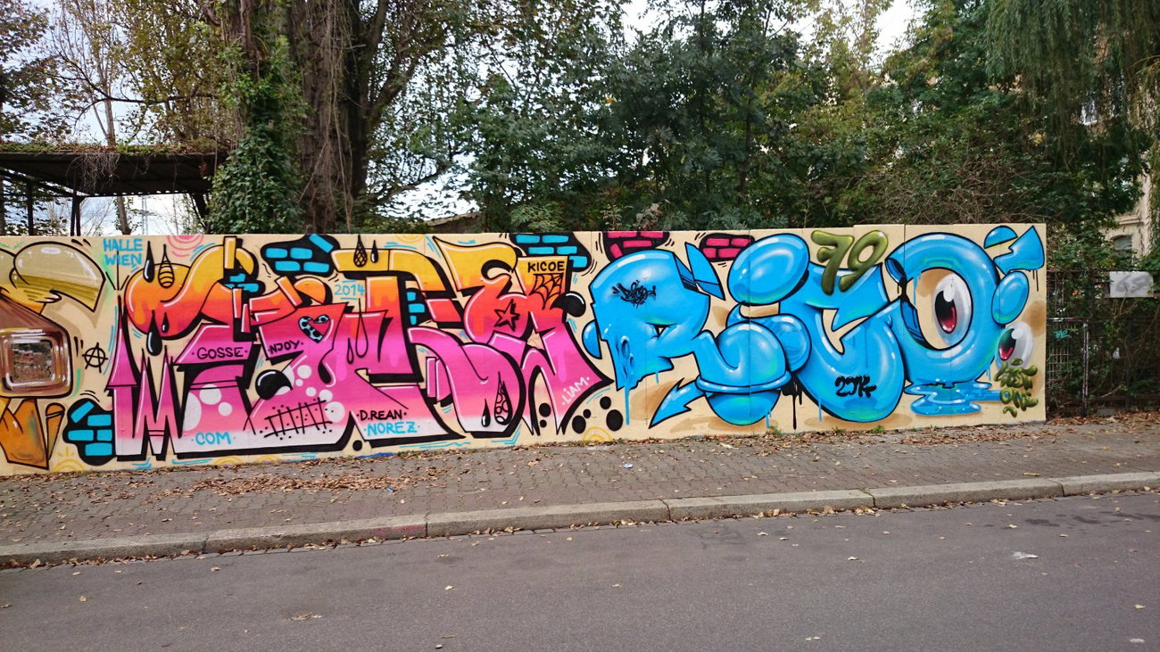 Graffiti Wall - Photo by Hallunken - Ture, Rico (2014)
