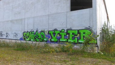 Graffiti Wall - Photo by Hallunken - Shizo, Vier (2015)