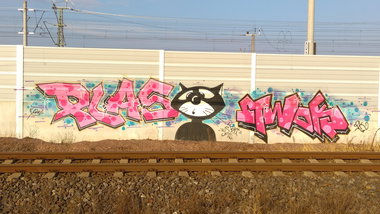 Graffiti Wall - Photo by Hallunken - Plas, Twok (2016)