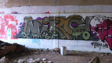 Graffiti Wall - Photo by Hallunken - Deniro