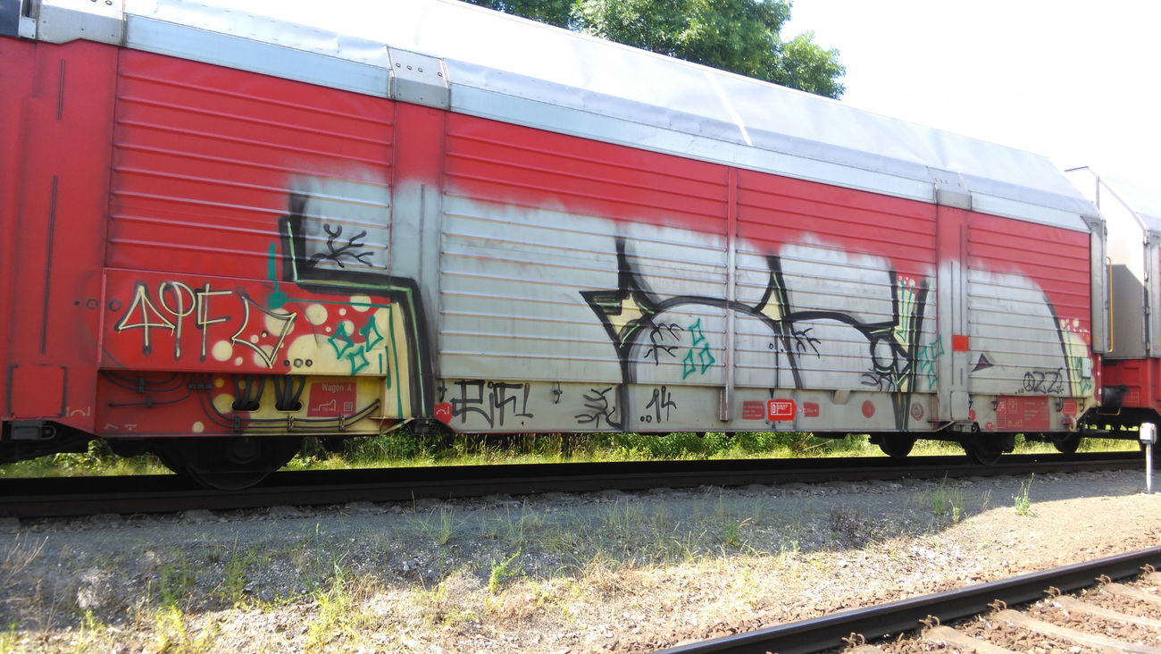 Graffiti Train - Photo by Hallunken
