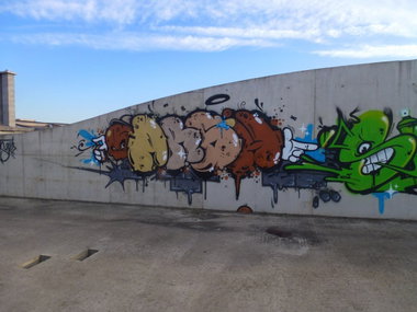 Graffiti Wall - Photo by Hallunken - Arsch (2015)