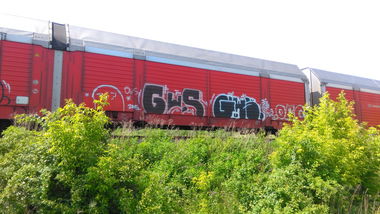 Graffiti Train - Photo by Hallunken - GWS, GWS