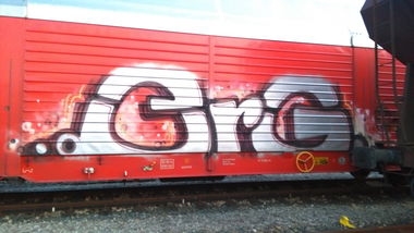 Graffiti Train - Photo by Hallunken - ORG