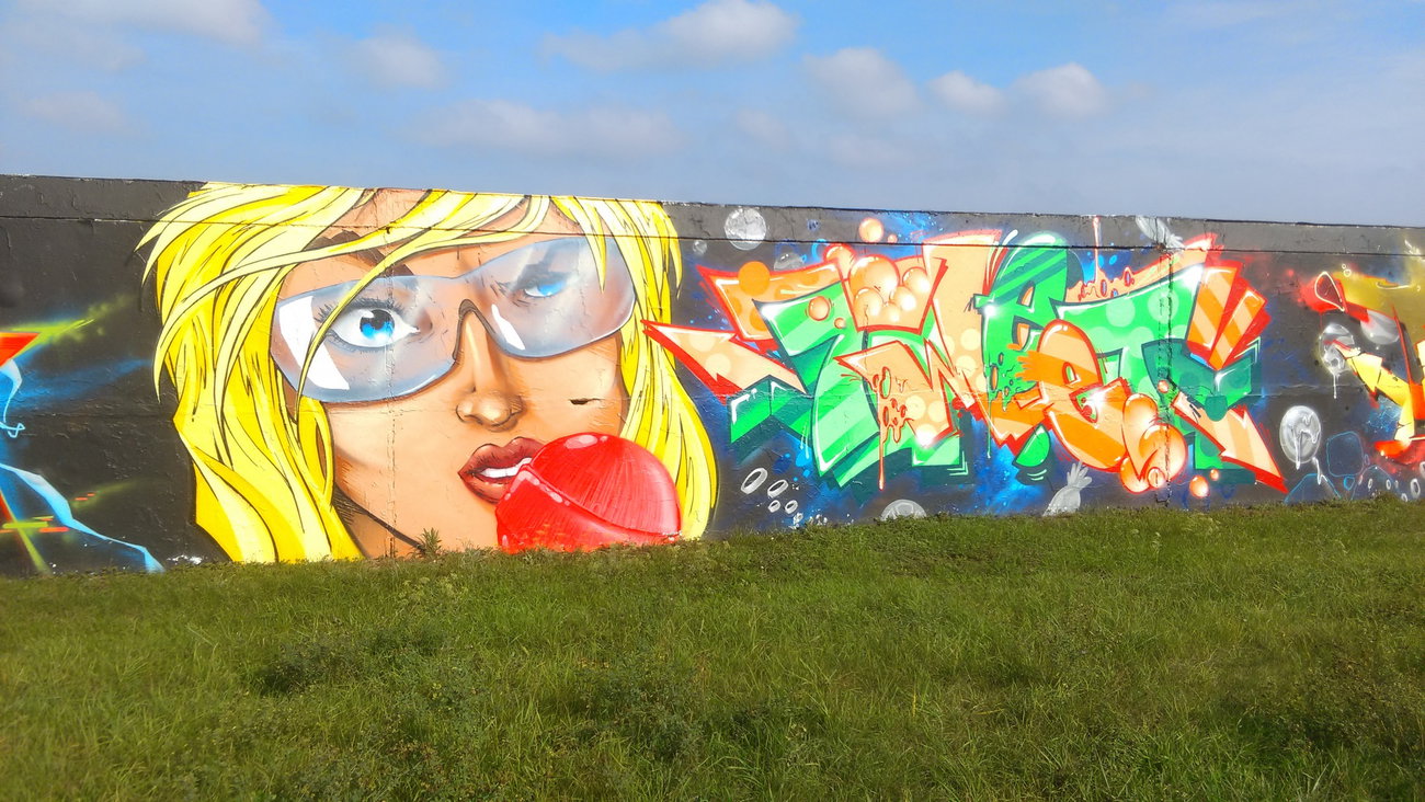 Graffiti Wall - Photo by Hallunken - TWEET (2016)