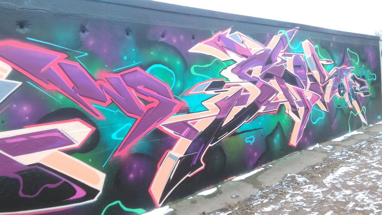 Graffiti Wall - Photo by Hallunken - STIK, IWS (2016)