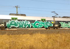 Graffiti Train - Photo by Hallunken - Amore, Paras, Ydus (2017)