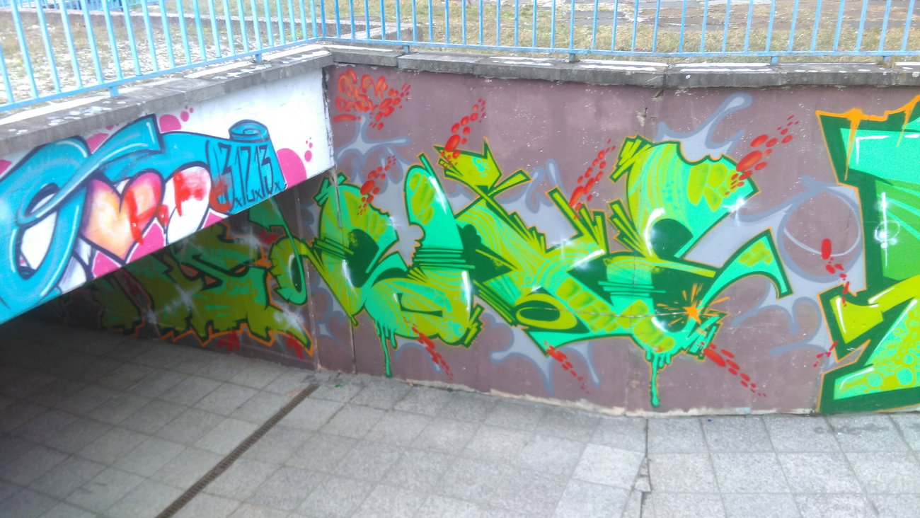 Graffiti Wall - Photo by Hallunken - Saxe (2015)