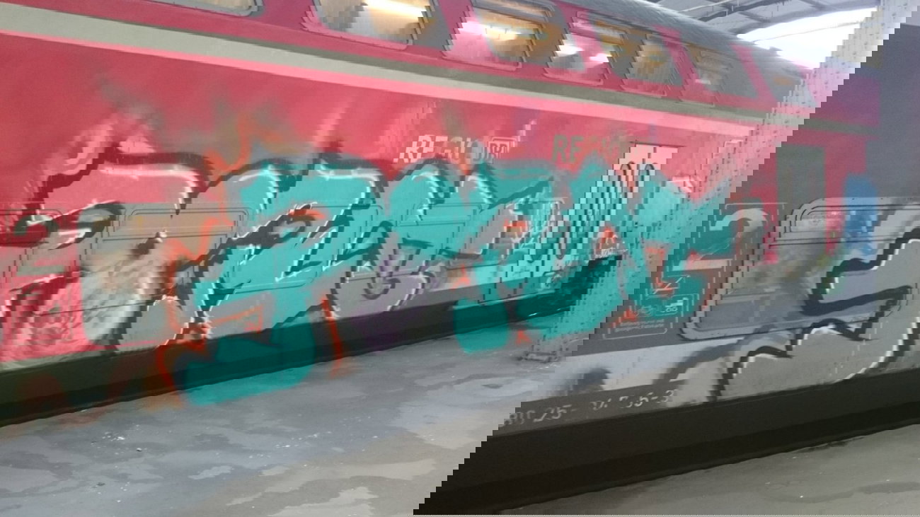 Graffiti Train - Photo by Hallunken - Pirat (2014)