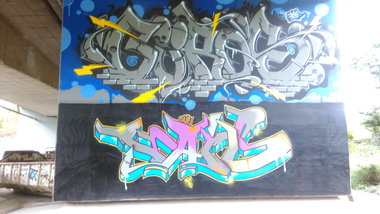 Graffiti Wall - Photo by Hallunken - Güros, Rais (2016)