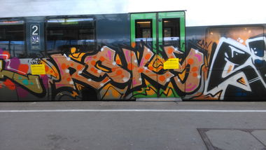 Graffiti Train - Photo by Hallunken - Roks (2017)