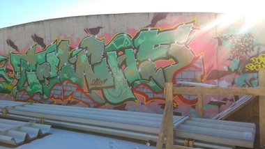 Graffiti Wall - Photo by Hallunken - Tuwas (2015)