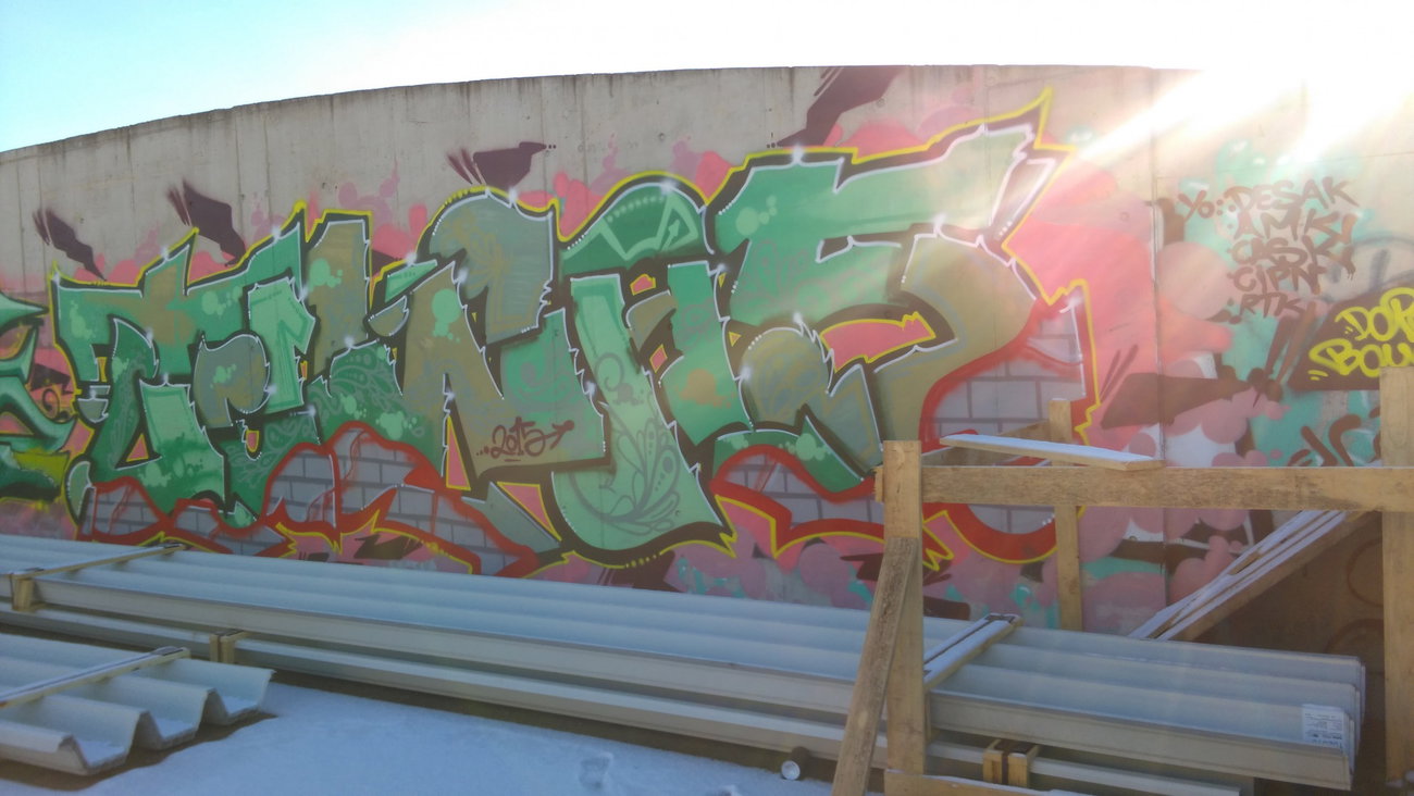 Graffiti Wall - Photo by Hallunken - Tuwas (2015)