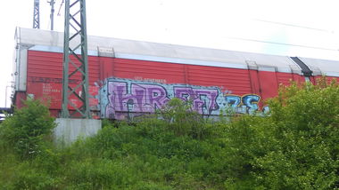 Graffiti Train - Photo by Hallunken - HREF