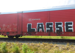 Graffiti Train - Photo by Hallunken - LASSE