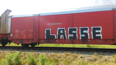 Graffiti Train - Photo by Hallunken - LASSE