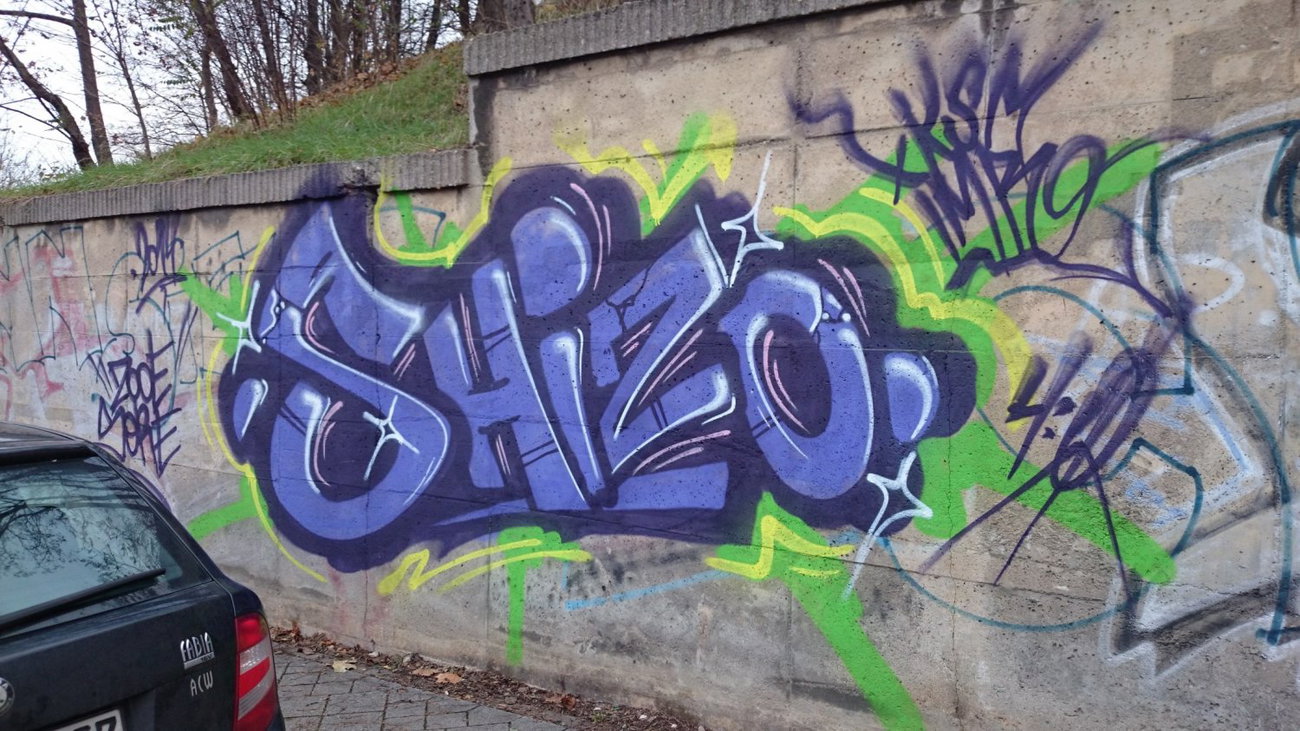 Graffiti Wall - Photo by Hallunken - KSM, IMR, Shizo (2015)
