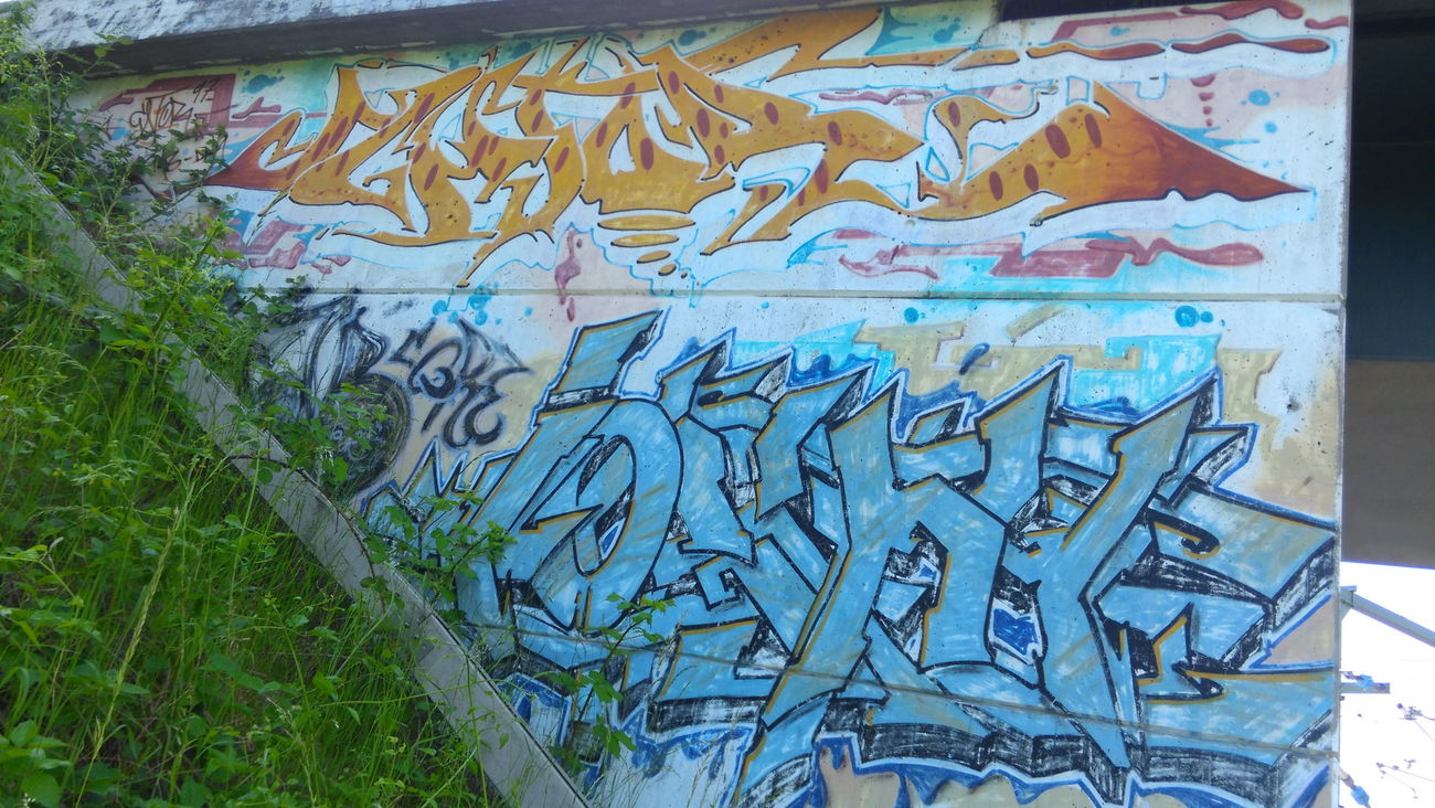 Graffiti Wall - Photo by Hallunken - Gator, joshy (1997)