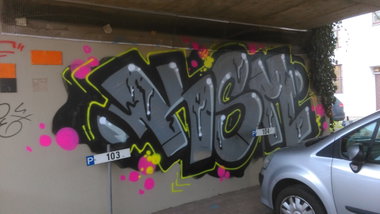 Graffiti Wall - Photo by Hallunken - KSM (2015)