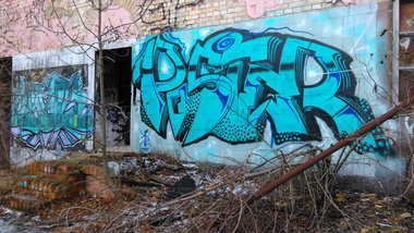 Graffiti Wall - Photo by Hallunken - Poster, Cork (2016)