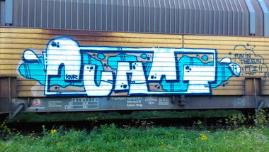 Graffiti Train - Photo by Hallunken - OCHAT