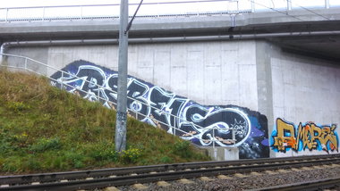 Graffiti Wall - Photo by Hallunken - REBELS, AMORE (2016)