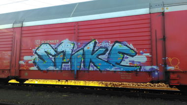 Graffiti Train - Photo by Hallunken - Spike (2017)