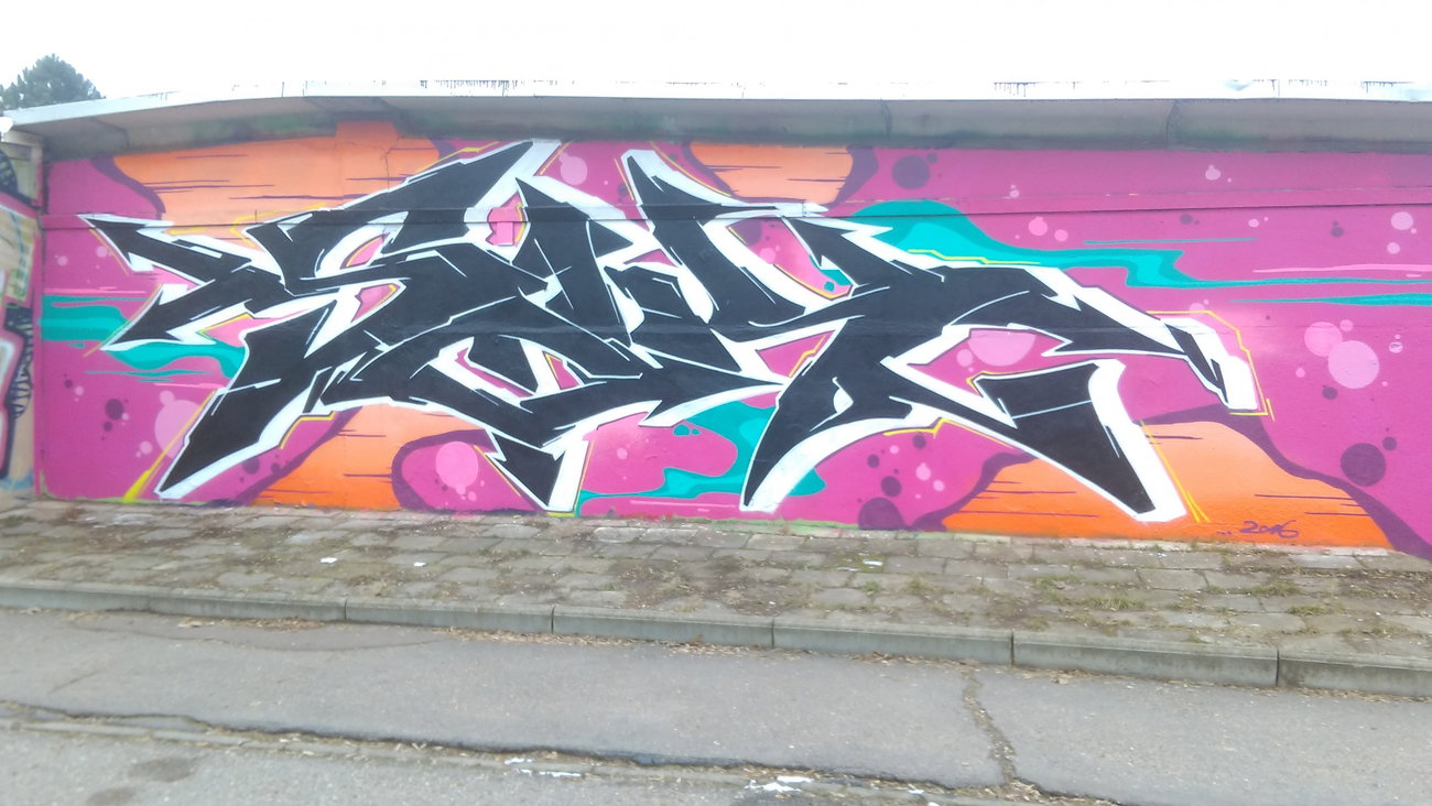 Graffiti Wall - Photo by Hallunken - STIK (2016)