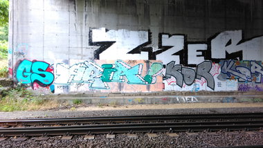 Graffiti Wall - Photo by Hallunken - Aida, Kor (2010)