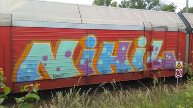 Graffiti Train - Photo by Hallunken - NIHIL