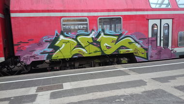 Graffiti Train - Photo by Hallunken - WS (2014)