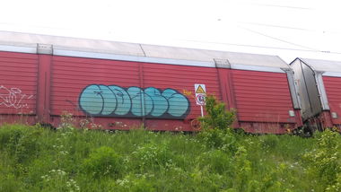 Graffiti Train - Photo by Hallunken - Moses