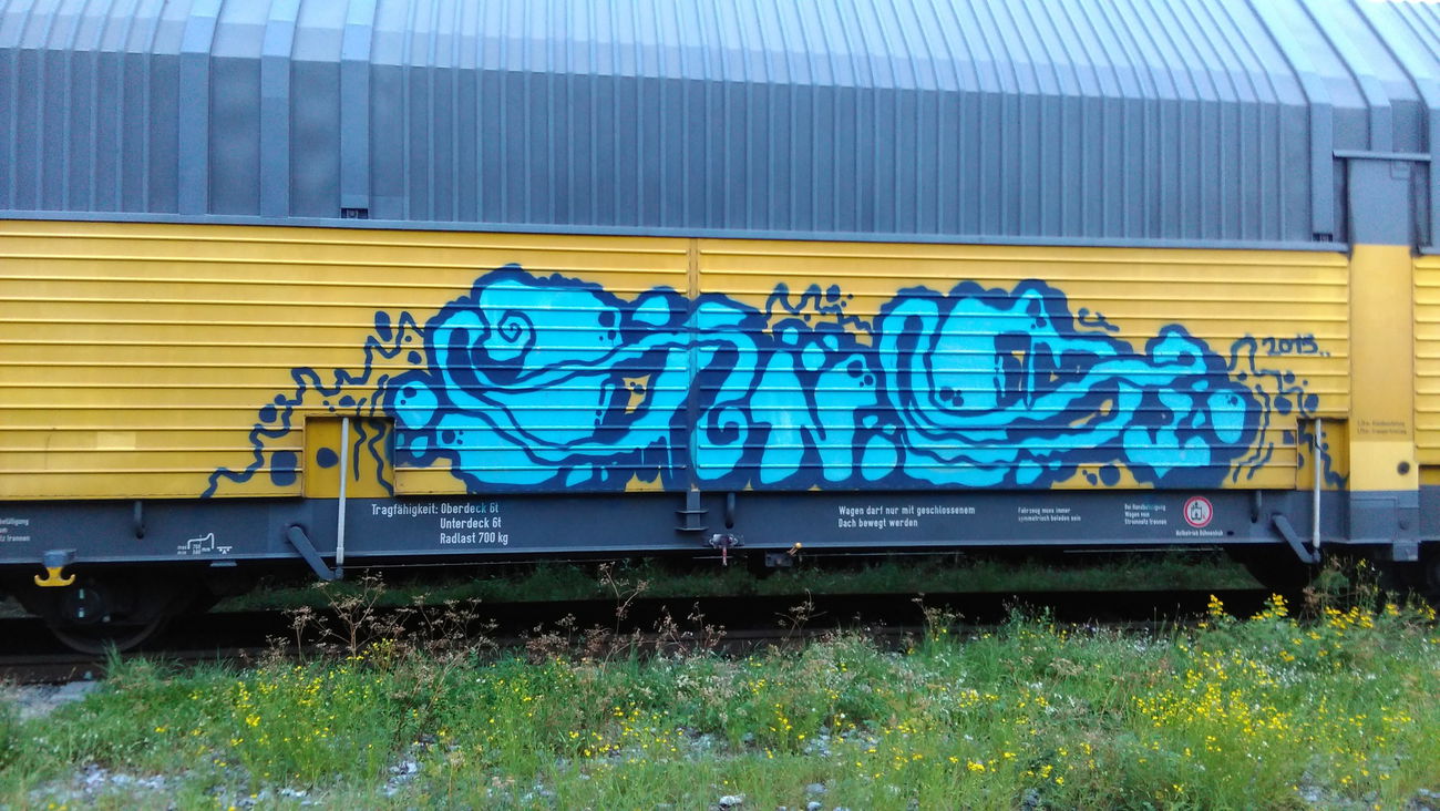 Graffiti Train - Photo by Hallunken - KNR