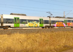 Graffiti Train - Photo by Hallunken - GWS, ORG, KAN17 (2017)