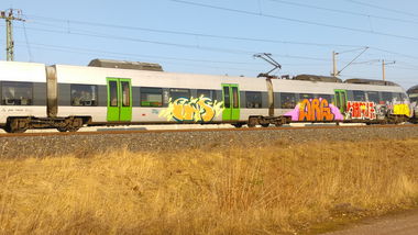 Graffiti Train - Photo by Hallunken - GWS, ORG, KAN17 (2017)
