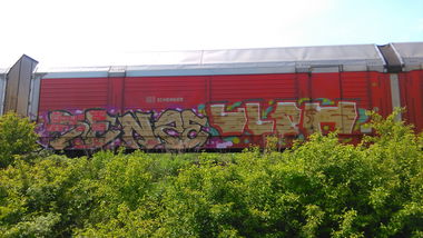 Graffiti Train - Photo by Hallunken - sence, ULPH