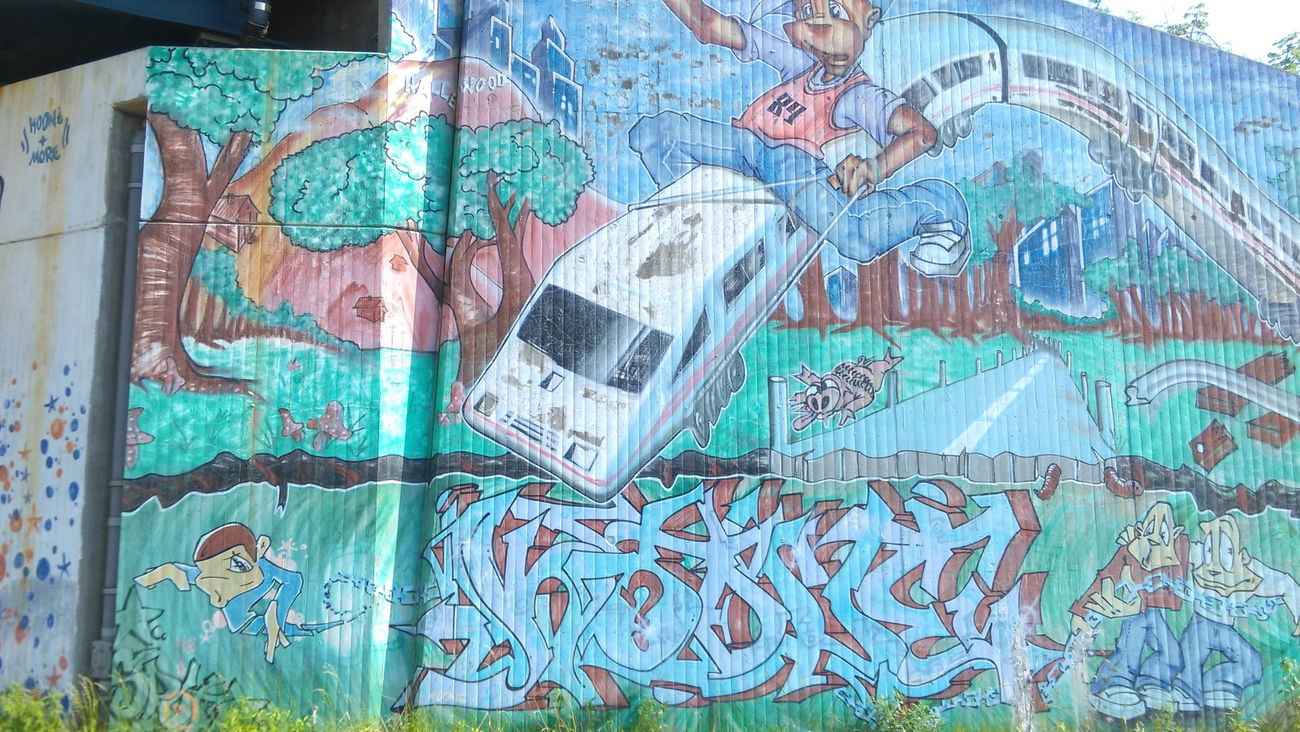 Graffiti Wall - Photo by Hallunken - K.One (1997)