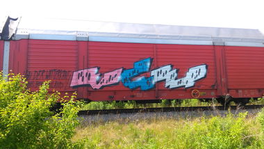 Graffiti Train - Photo by Hallunken - VCU