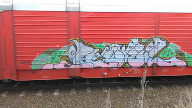 Graffiti Train - Photo by Hallunken - Houl