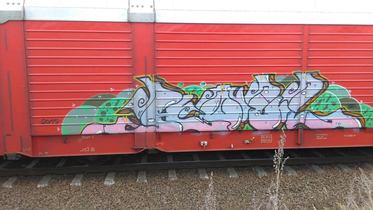 Graffiti Train - Photo by Hallunken - Houl