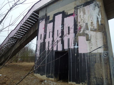 Graffiti Bombing - Photo by Hallunken - PARAS