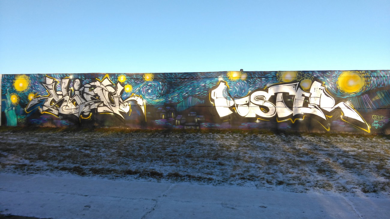 Graffiti Wall - Photo by Hallunken - Shizo, Poster (2016)