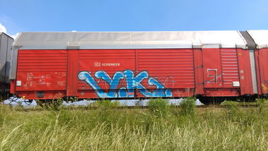 Graffiti Train - Photo by Hallunken - YK